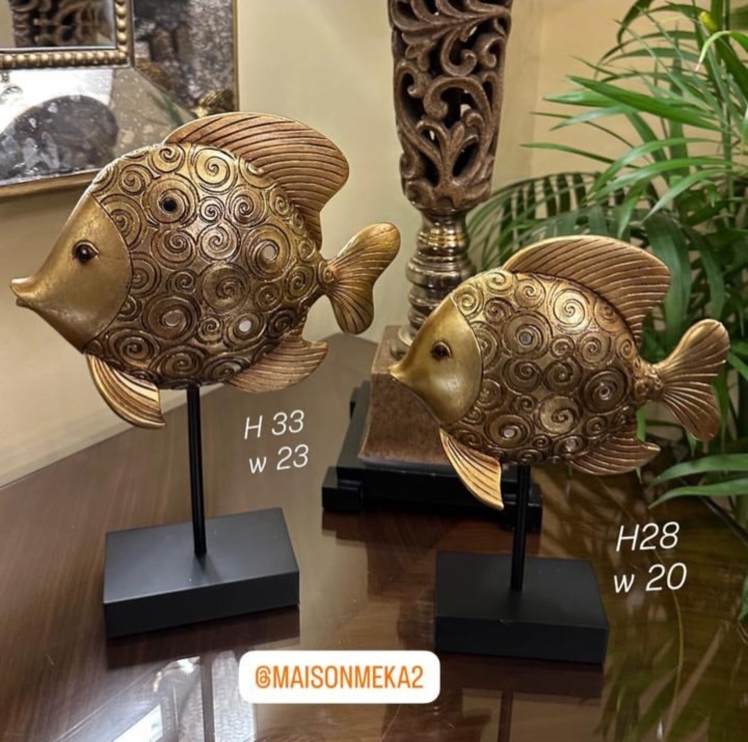 Golden fish objects