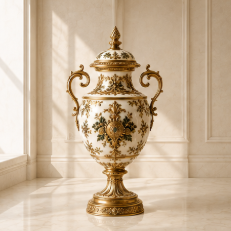 Floral Porcelain Vase